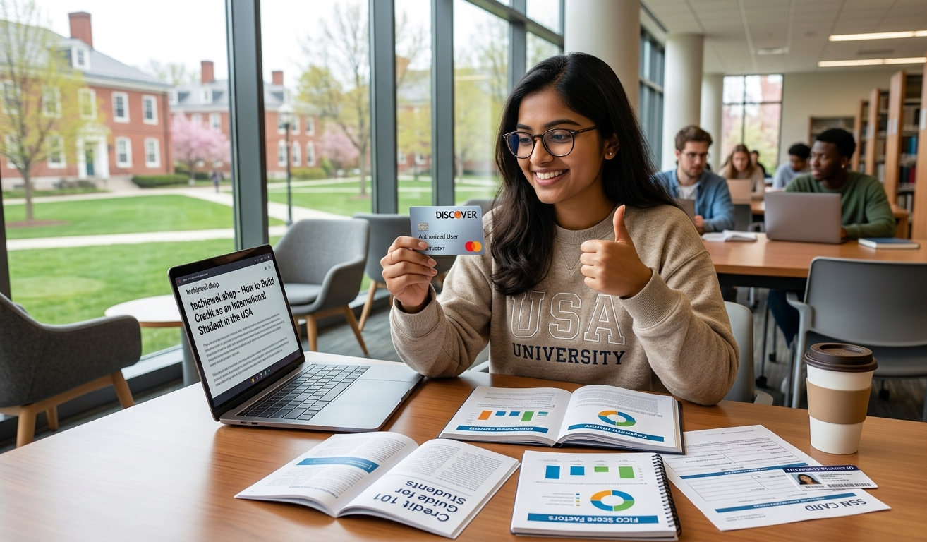 How to Build a Credit Score as an International Student in the USA (2026 Guide)